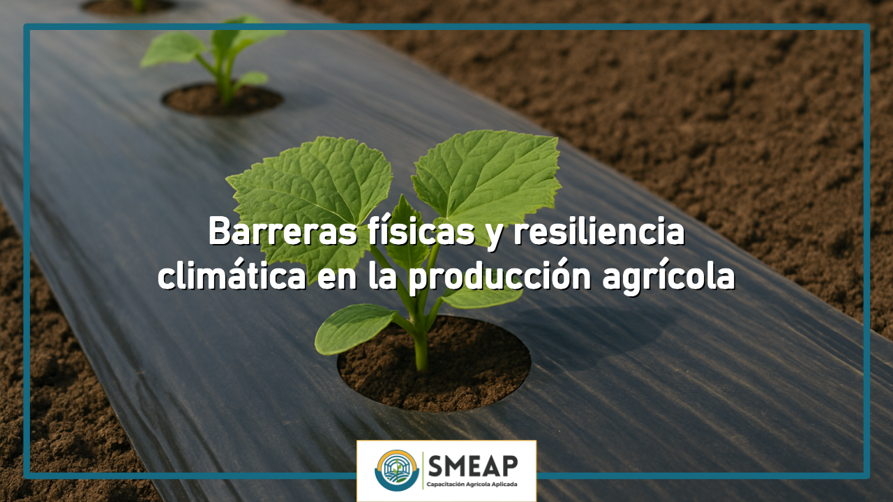 Barreras físicas y resiliencia climática en la producción agrícola